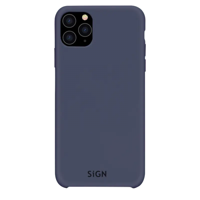 SiGN - SiGN iPhone 11/XR Skal Liquid Silicone - Bl