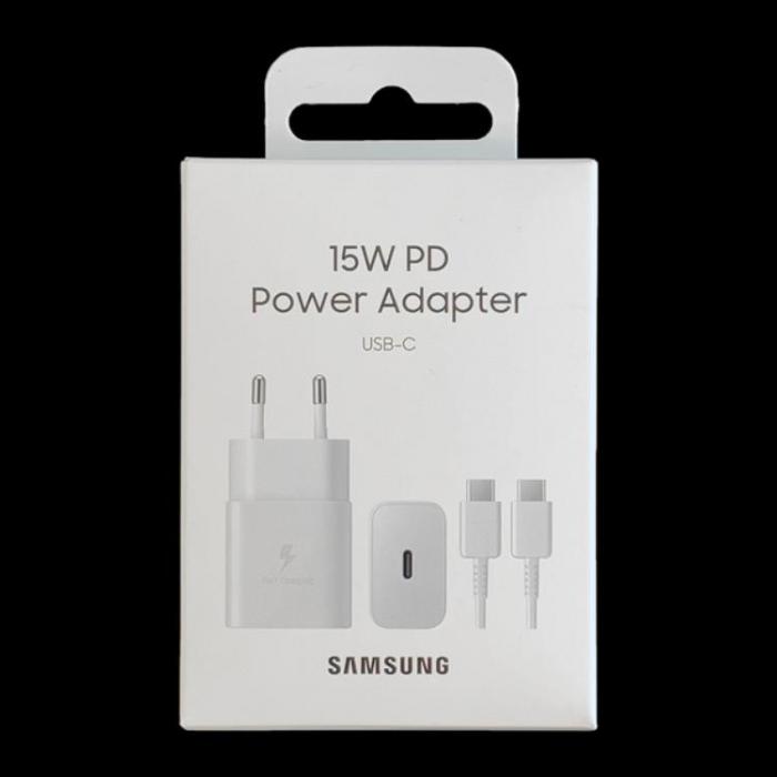 Samsung - Samsung USB Väggladdare 15W USB-C Kabel - Vit