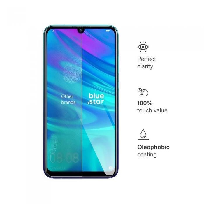 Blue Star - Blue Star Huawei P Smart (2019) Härdat Glas Skärmskydd