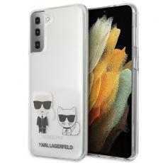KARL LAGERFELD - Karl Lagerfeld Skal Galaxy S21 Plus Karl & Choupette - Transparent