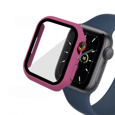 A-One Brand - 2-i-1 Skal med Hädat glas Apple Watch 7/8 (45mm) - Rosa