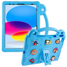 A-One Brand - iPad 10.9 (2022) Skal EVA Kickstand Shockproof - Ljusblå