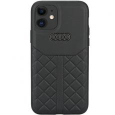 Audi - Audi iPhone 12/12 Pro Mobilskal Äkta Läder - Svart