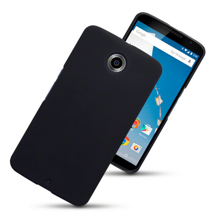 UTGATT5 - Google Nexus 6 Hybrid Rubberised Case - Svart