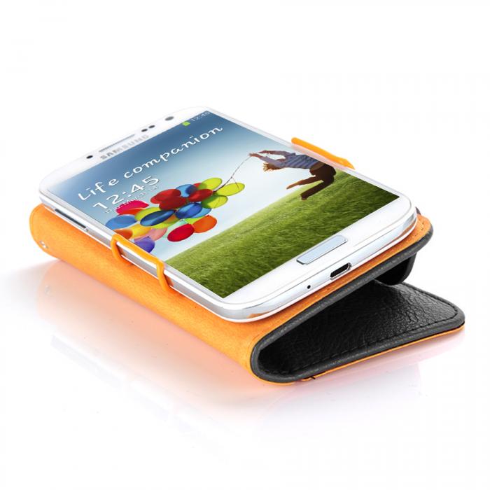 UTGATT4 - Kalaideng Plnboksfodral till Samsung Galaxy S4 i9500 (Svart)