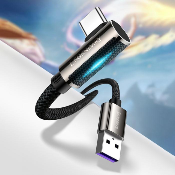 UTGATT5 - Baseus Fast Charging Kabel USB-C 66W 2m - Svart