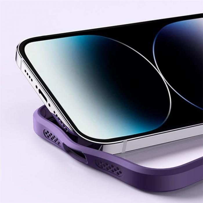 A-One Brand - iPhone 15 Pro Max Mobilskal Magsafe Kickstand - Svart
