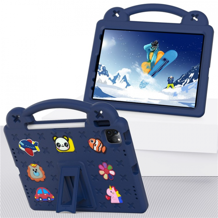 A-One Brand - iPad Pro 11 (2018/2020/2021/2022) Skal EVA Kickstand Shockproof - Mrkbl