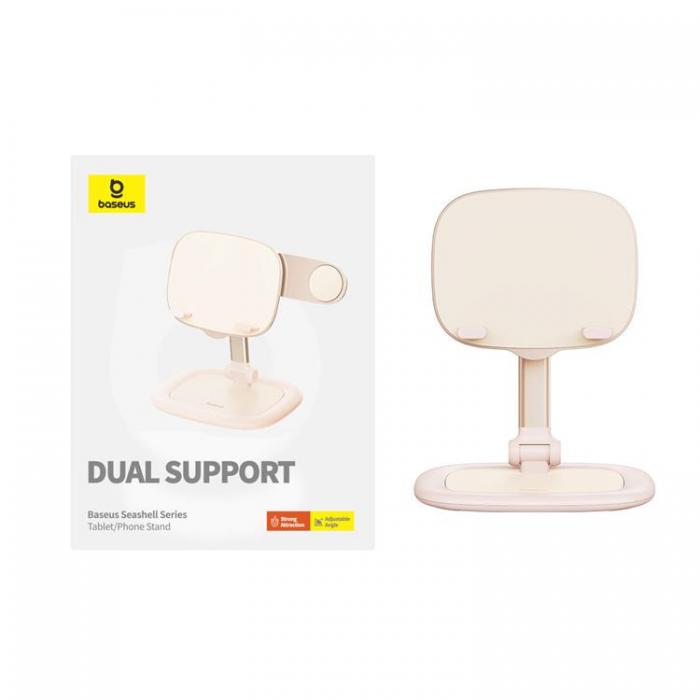 BASEUS - BASEUS Adjustable Tablettstll Seashell - Rosa