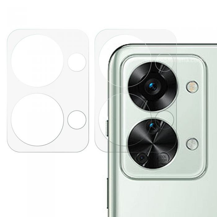A-One Brand - [2-PACK] Kameralinsskydd i Hrdat Glas OnePlus Nord 2T 5G Skrmskydd