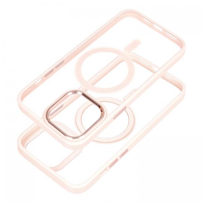 A-One Brand - iPhone 14 Plus Mobilskal Magsafe Color Edge - Rosa