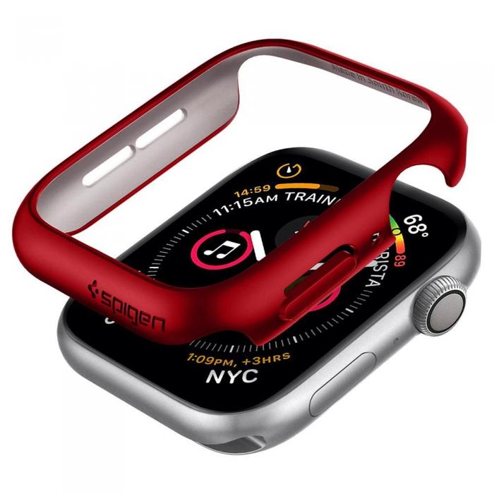 UTGATT5 - Spigen Thin Fit Apple Watch 4/5 (40 mm) Red