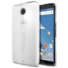Spigen - SPIGEN Thin Fit Skal till Google Nexus 6 (Clear)
