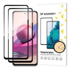 Wozinsky - [2 PACK] Wozinsky Full Glue Härdat glas Xiaomi Redmi Note 10 / 10S - Svart