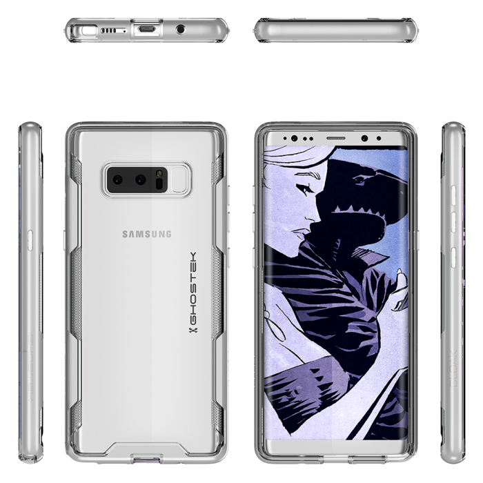 UTGATT4 - Ghostek Cloak 3 Skal till Samsung Galaxy Note 8 - Silver