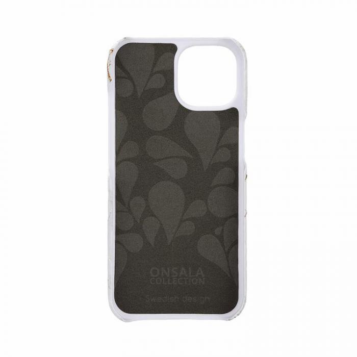 Onsala - Onsala iPhone 15 Mobilskal Magsafe Rhino Marble - Vit