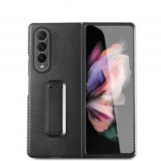 A-One Brand - Carbon Fiber Mobilskal till Samsung Galaxy Z Fold 3 - Svart