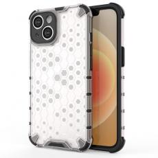 A-One Brand - iPhone 14 Skal Honeycomb Armored Hybrid - Transparent