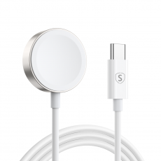 SiGN - SiGN Magnetisk USB-C Laddare för Apple Watch, 2.5W, 1.2m - Vit