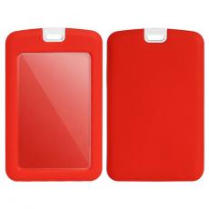 A-One Brand - Hållare för ID-Bricka med Lanyard - Röd