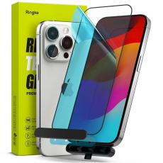 Ringke - Ringke iPhone 15 Pro Härdat Glas Skärmskydd - Svart
