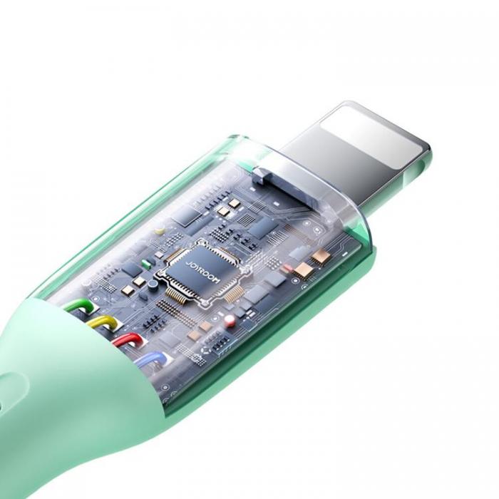 Joyroom - Joyroom USB-A - Lightning Kabel Multi-Color 3A 1m - Rosa