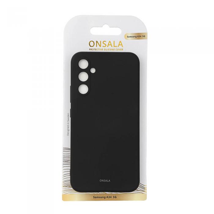 Onsala - ONSALA Galaxy A34 5G Skal Silikon - Svart
