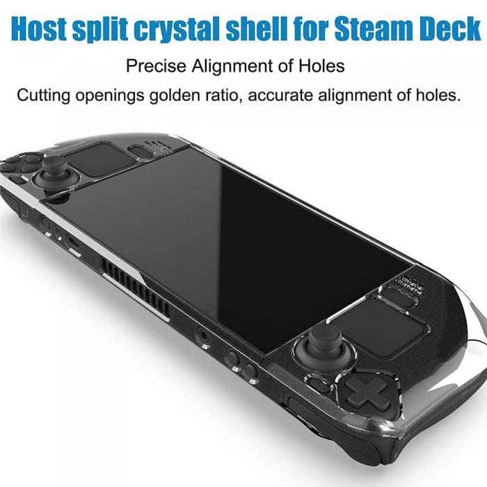 OEM - Crystal Cover Skal till Steam Deck - Clear