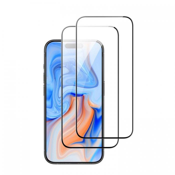 ESR - [2-Pack] ESR iPhone 15 Hrdat Glas Skrmskydd
