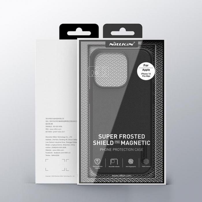 Nillkin - Nillkin iPhone 14 Pro Max Skal Super Frosted Shield - Svart