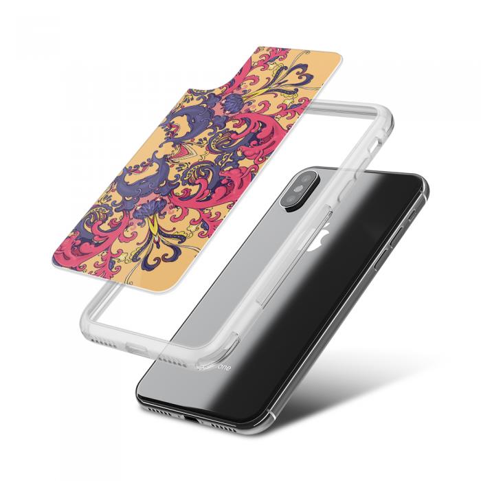 UTGATT5 - Fashion mobilskal till Apple iPhone X - Orientaliska blommor