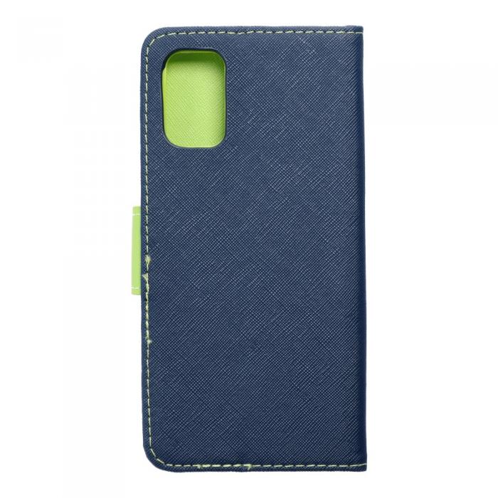 Forcell - Fancy Plnboksfodral till Samsung A02S navy/lime