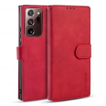 DG.MING - DG.MING Leather Fodral Till Galaxy Note 20 Ultra - Röd