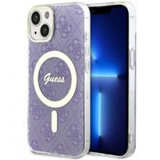 Guess - Guess iPhone 14 Plus Mobilskal MagSafe 4G - Lila