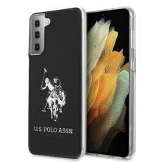 US Polo - US Polo Shiny Big Logo Skal Galaxy S21 Plus - Svart