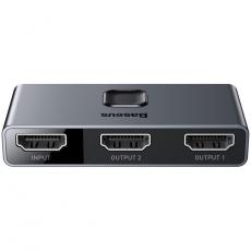 BASEUS - Baseus Hub Adaptrar HDMI Splitter - Grå