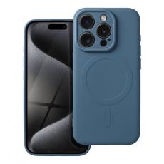 A-One Brand - iPhone 15 Pro Mobilskal Magsafe Silikon - Blå