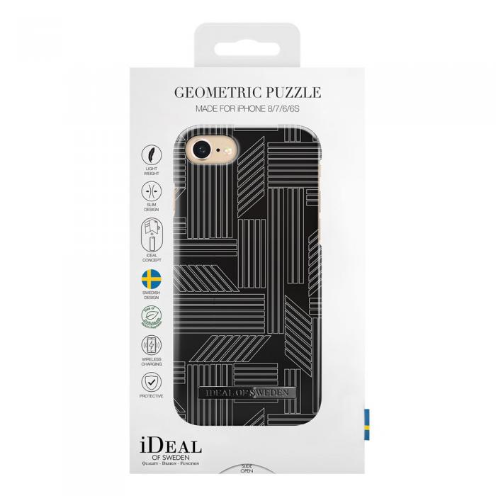 UTGATT5 - iDeal of Sweden Fashion Case Till iPhone 6/7/8/SE 2020 - Geometric Puzzle