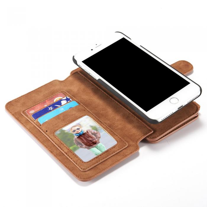 UTGATT5 - Caseme Plnboksfodral till iPhone 7/8 Plus - Brun