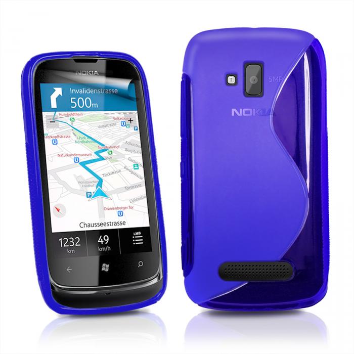 UTGATT4 - FlexiCase Skal till Nokia Lumia 610 (Bl)