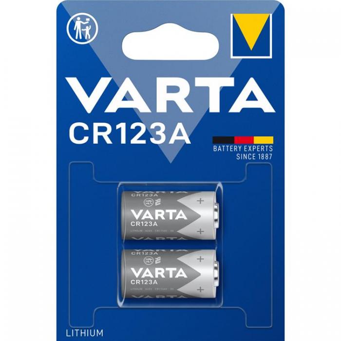 UTGATT1 - Varta 2-pack CR123A Lithiumbatteri 3V