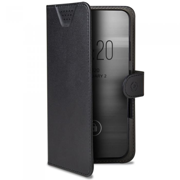 UTGATT5 - Celly Wallet Case Universal max 7x14 8cm Svart