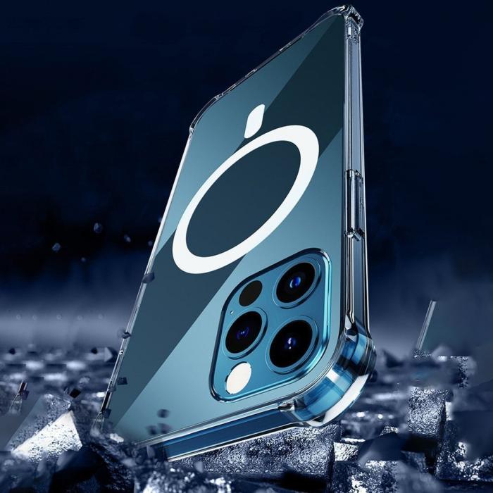 UTGATT1 - BOOM Clear Magnetic MagSafe Gel Ska iPhone 12 mini - Transparent