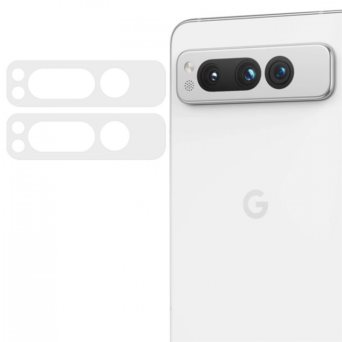 A-One Brand - [2-PACK] Google Pixel Fold Kameralinsskydd i Hrdat glas - Clear
