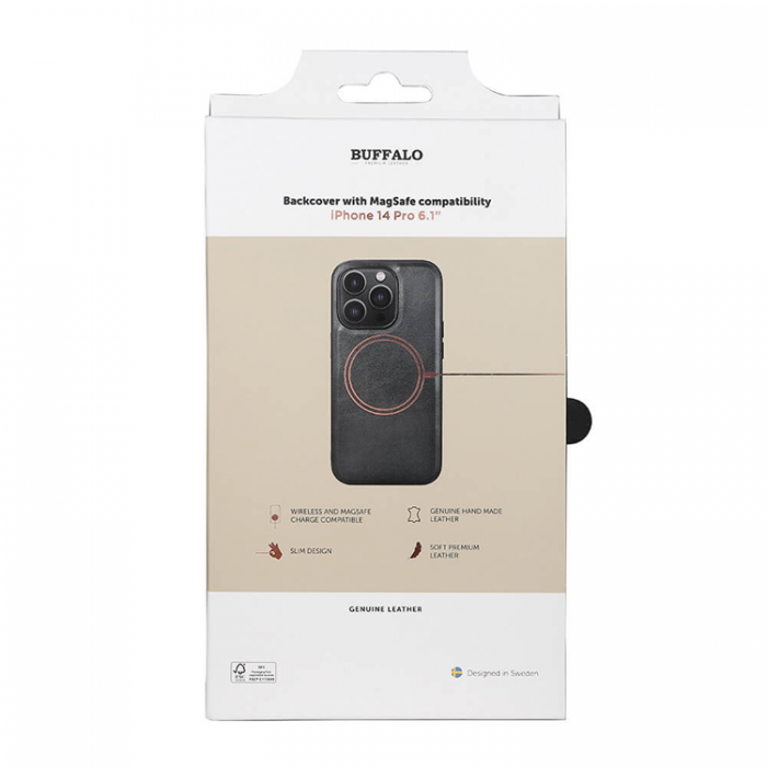 GEAR - BUFFALO iPhone 14 Pro Skal med Korthllare - Svart