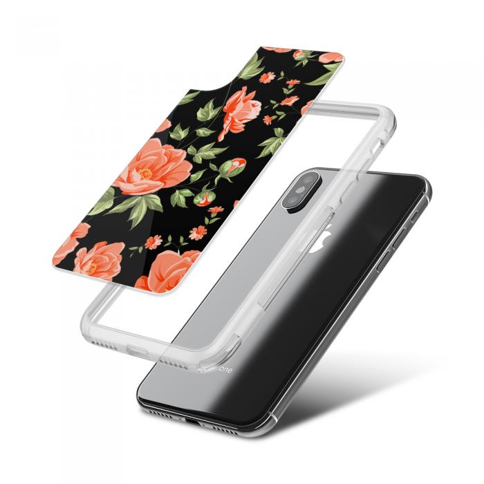 UTGATT5 - Fashion mobilskal till Apple iPhone X - Orange roses