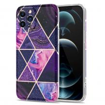 Boom of Sweden - BOOM - Grid iPhone 12 Pro Max Skal - Lila Marmor