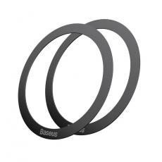 BASEUS - Baseus Halo MagSafe Magnetic Ring 2 Pcs - Svart