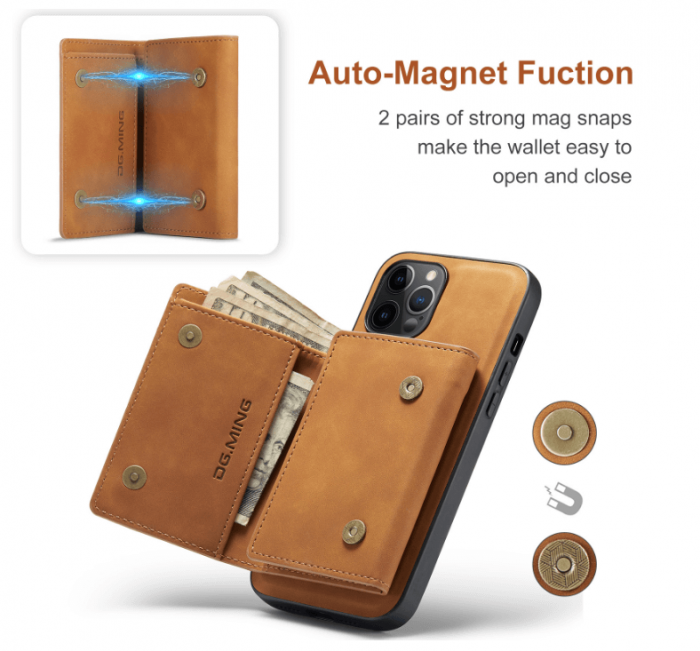 DG.MING - M1 DG.MING Magnetic Wallet Korthllare - Svart
