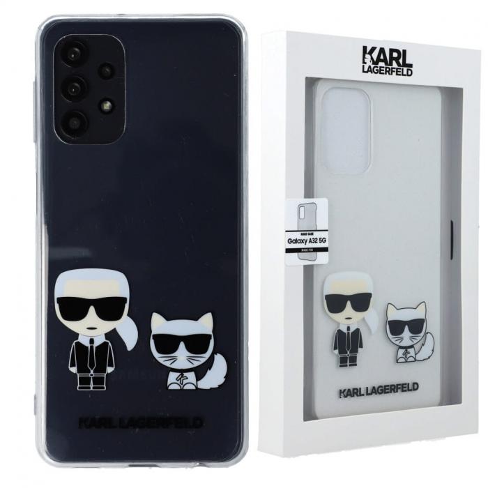 UTGATT4 - Karl Lagerfeld Skal Galaxy A32 5G Karl & Choupette - Transparent